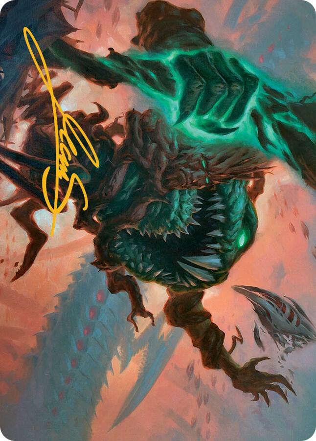 Yargle and Multani Art Card (Gold-Stamped Signature)
