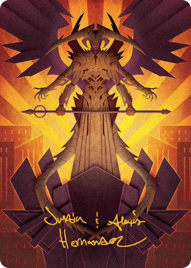 Atraxa, Praetors' Voice Art Card (Gold-Stamped Signature)