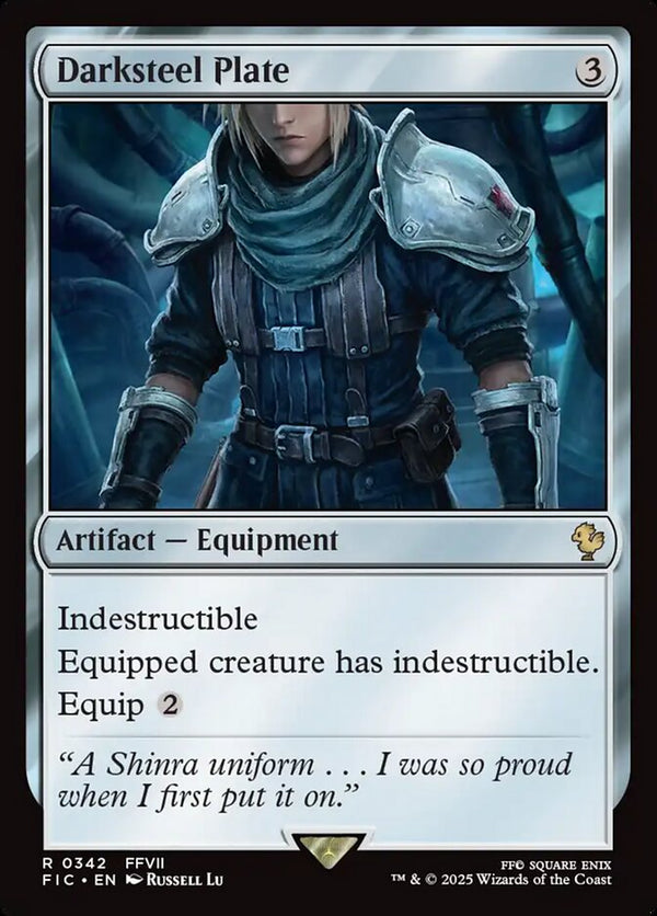 Darksteel Plate - Magic: The Gathering