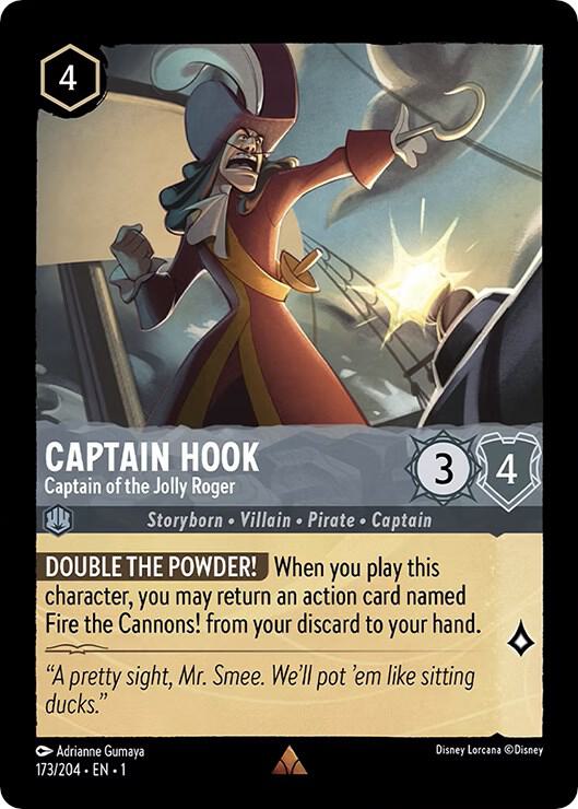Captain Hook - Captain of the Jolly Roger - Disney Lorcana