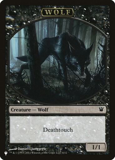 Wolf // Cat Double-Sided Token