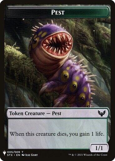 Pest // Emblem - Lukka, Wayward Bonder Double-Sided Token