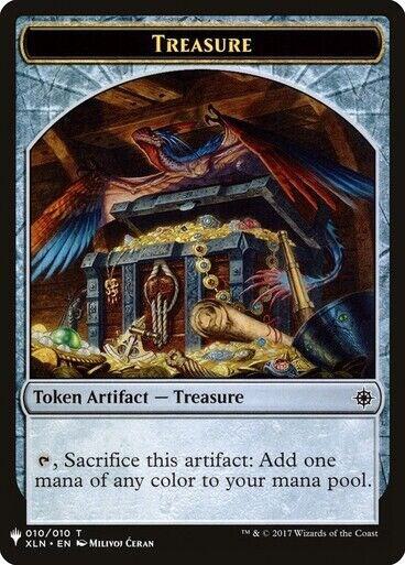 Treasure // Golem Double-sided Token