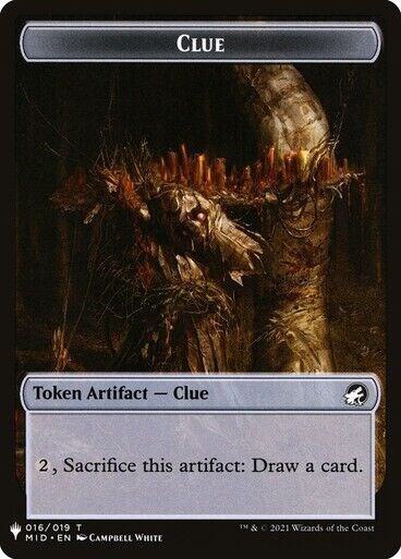 Clue // Golem Double-sided Token