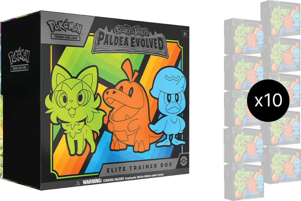 Paldea Evolved Elite Trainer Box Case