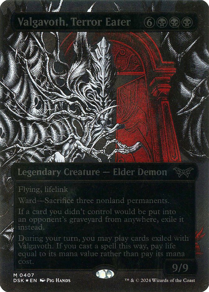 Valgavoth, Terror Eater (Showcase) (Textured Foil)