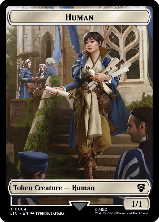 Human // Treasure Double-Sided Token