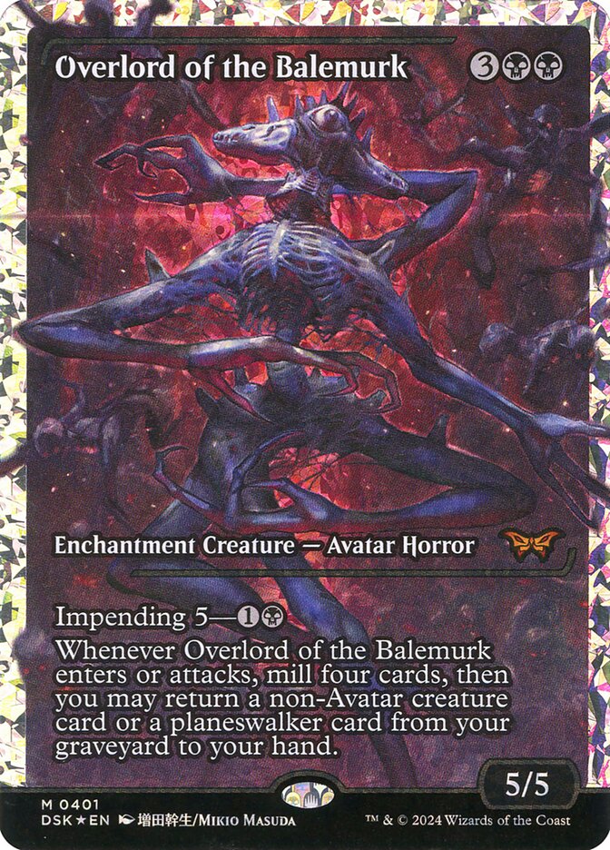 Overlord of the Balemurk (Showcase) (Fracture Foil)