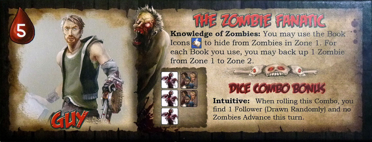 Run, Fight, or Die!: Guy Promo Character Board