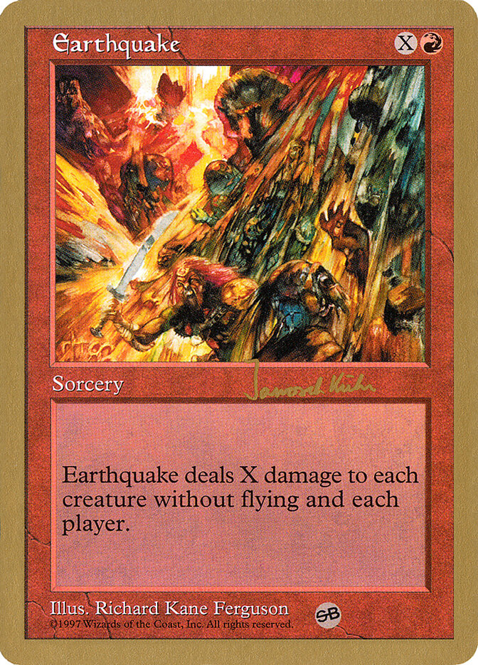 Earthquake - 1997 Janosch Kuhn (5ED) (SB)