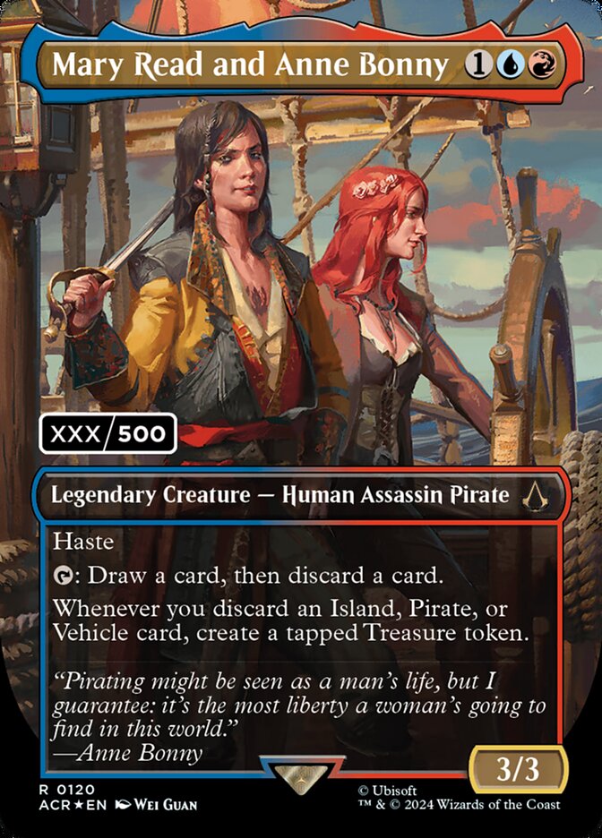 Mary Read and Anne Bonny (English) (Serial Numbered)