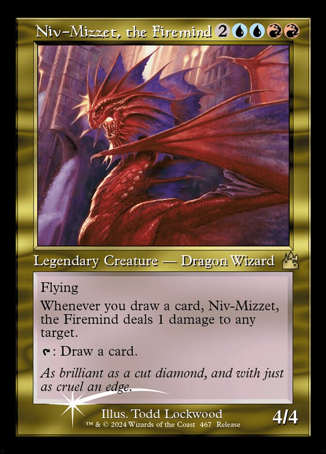 Niv-Mizzet, the Firemind (Retro Frame)
