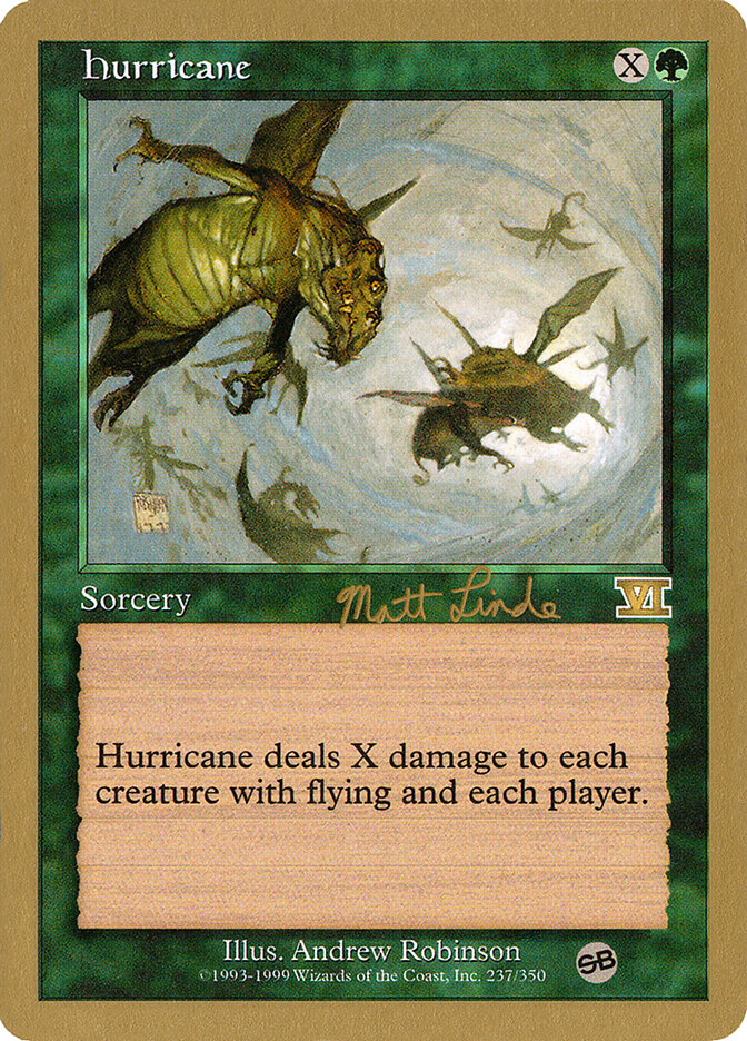Hurricane - 1999 Matt Linde (6ED) (SB)