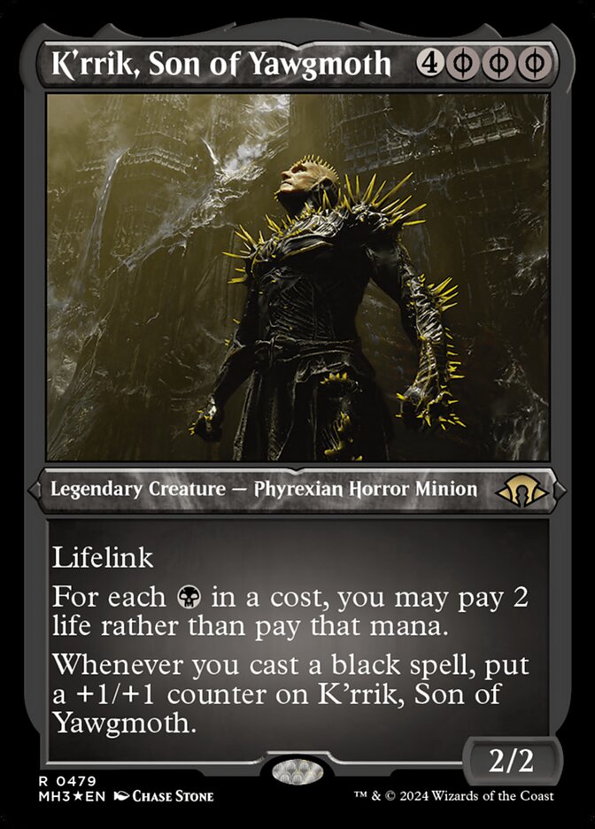 K'rrik, Son of Yawgmoth (Foil Etched)