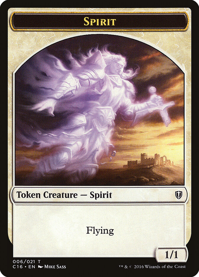 Spirit (006) // Bird (002) Double-Sided Token