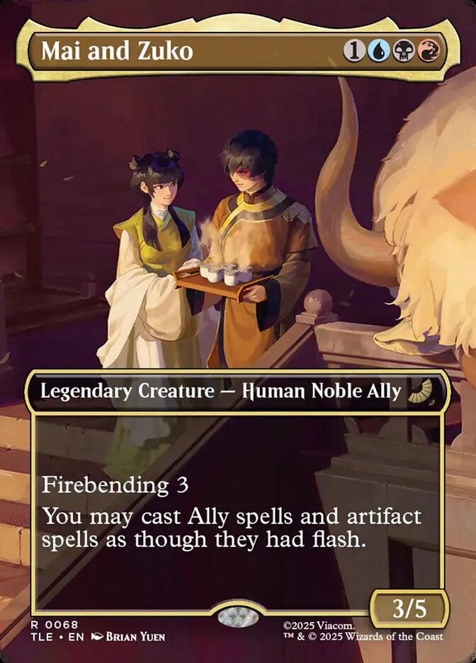 Mai and Zuko (Borderless)