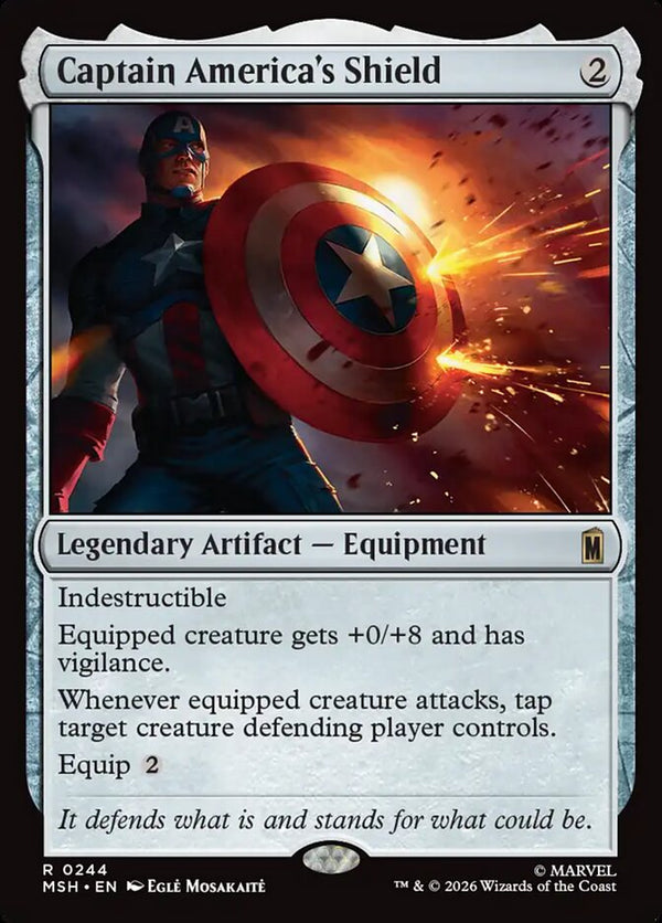 Captain America's Shield - Magic: The Gathering