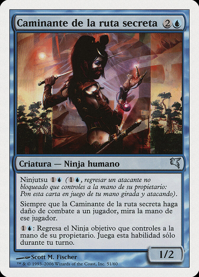 Walker of Secret Ways (Spanish) - "Caminante de la ruta secreta"