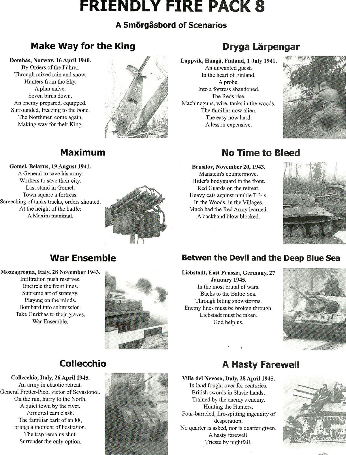 Friendly Fire Pack 8
