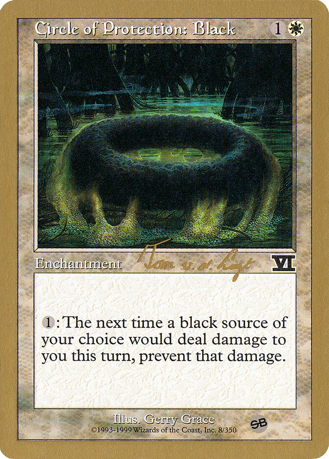 Circle of Protection: Black - 2000 Tom van de Logt (6ED) (SB)