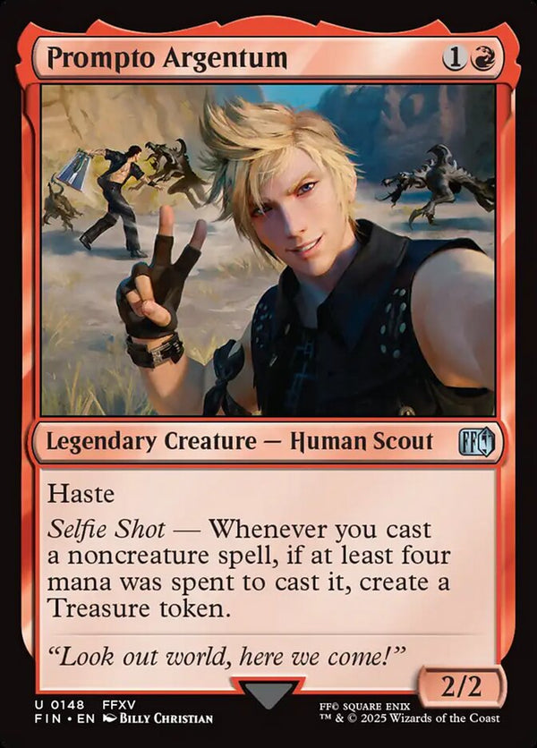Prompto Argentum - Magic: The Gathering