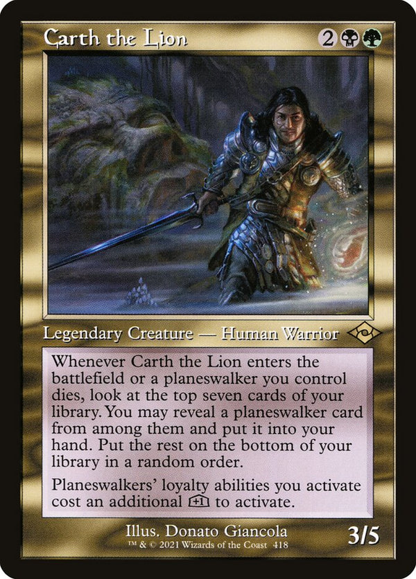 Carth the Lion (Retro Frame) - Magic: The Gathering