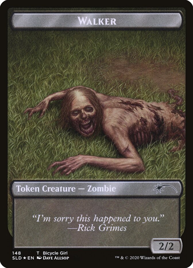 Walker (Bicycle Girl // Well Walker) Double-sided Token