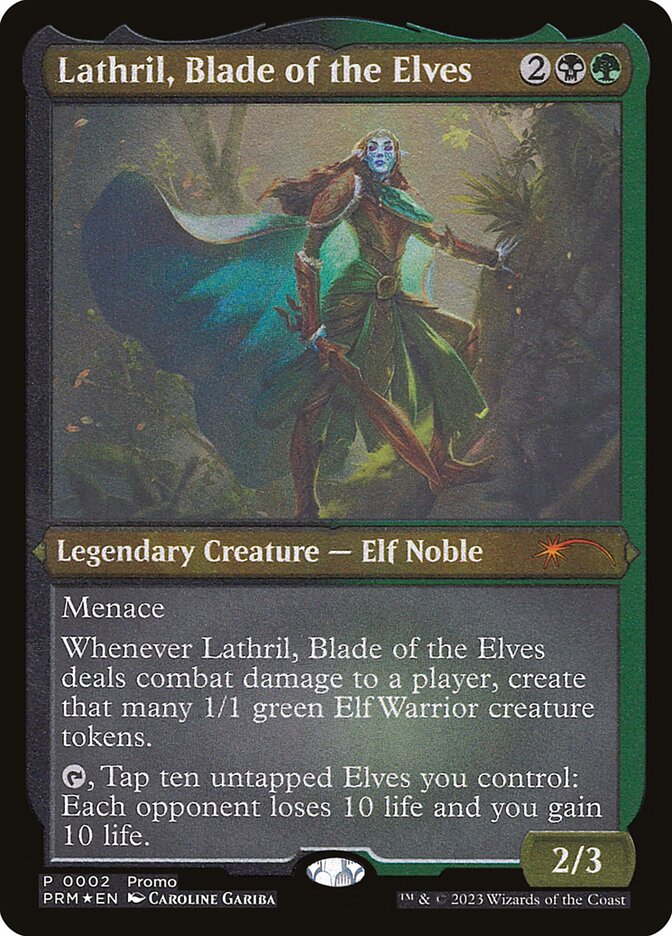 Lathril, Blade of the Elves (Foil Etched)