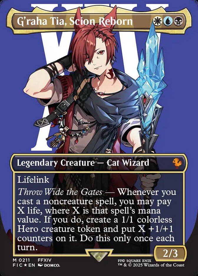 G'raha Tia, Scion Reborn (Borderless) (Surge Foil)