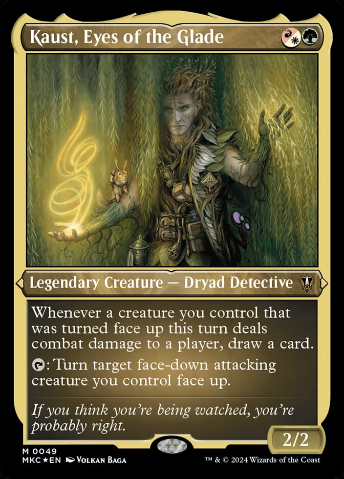 Kaust, Eyes of the Glade (Display Commander) - Thick Stock