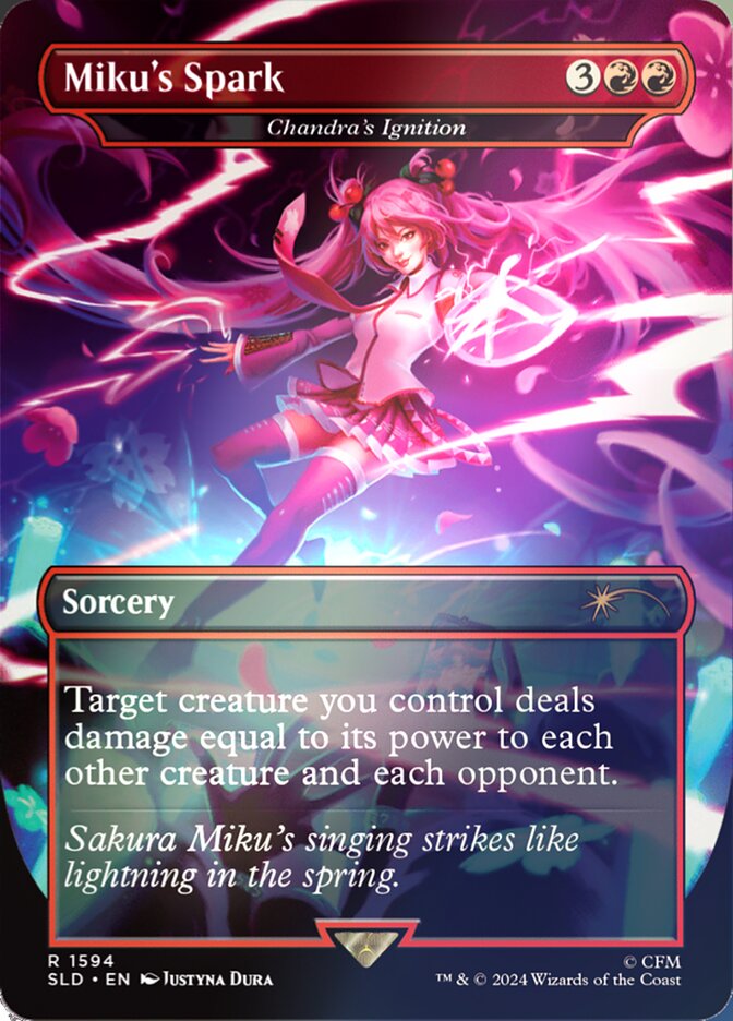 Miku's Spark - Chandra's Ignition (Rainbow Foil)