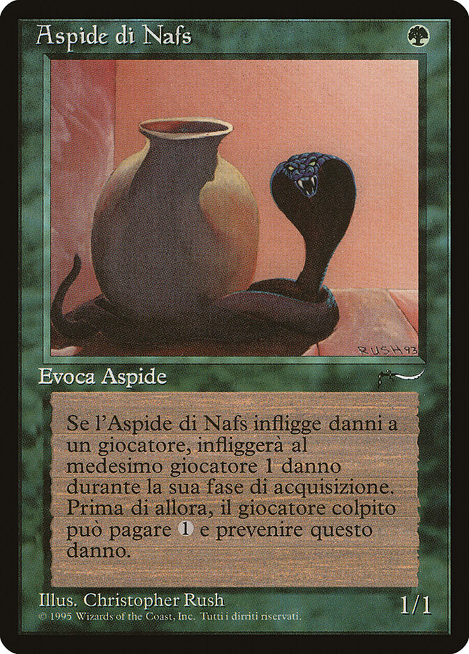 Nafs Asp (Italian) - "Aspide di Nafs"