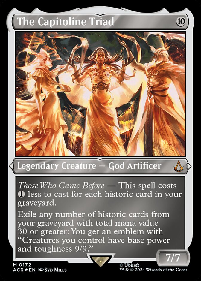 The Capitoline Triad (Foil Etched)