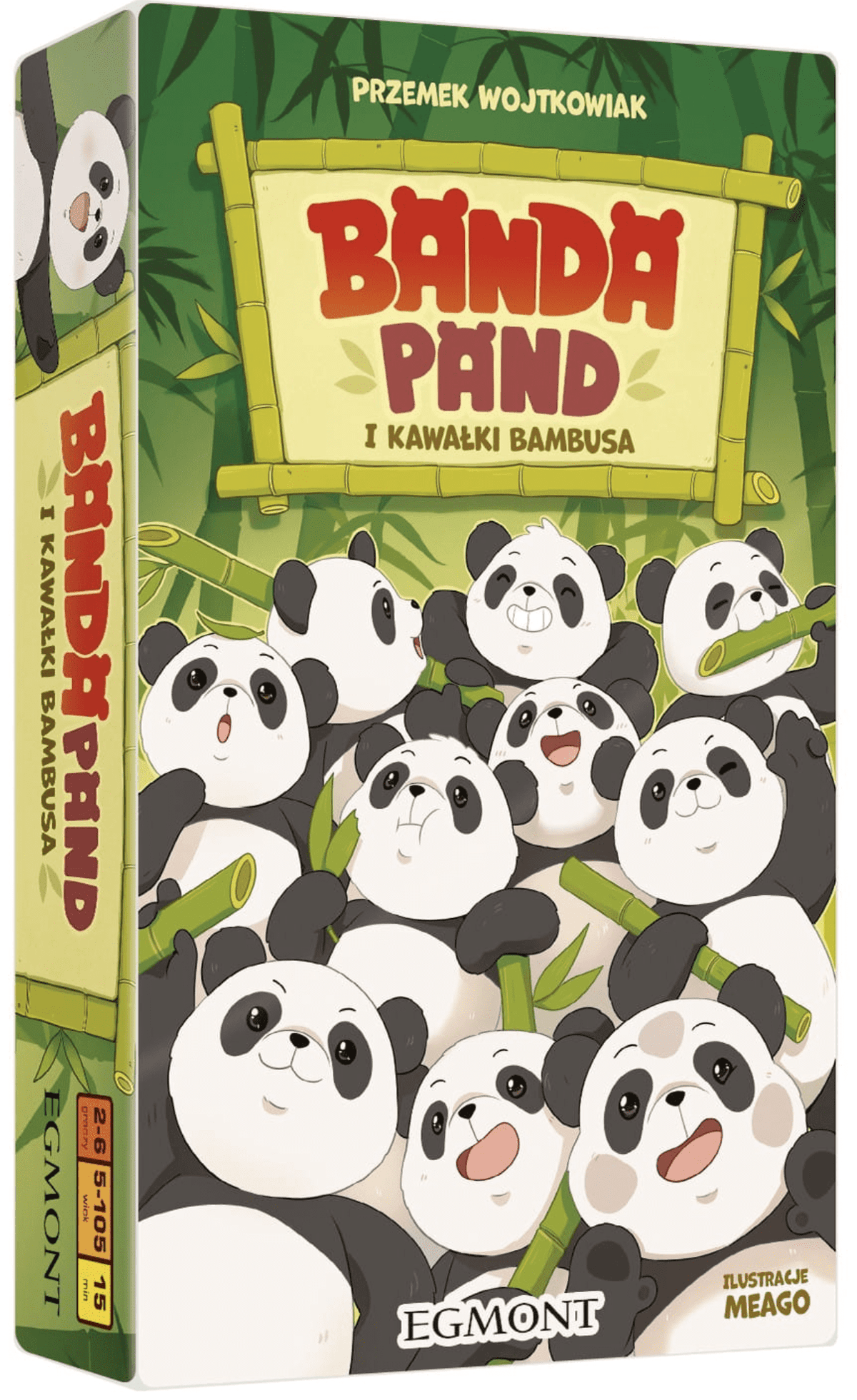 Banda pand i kawałki bambusa