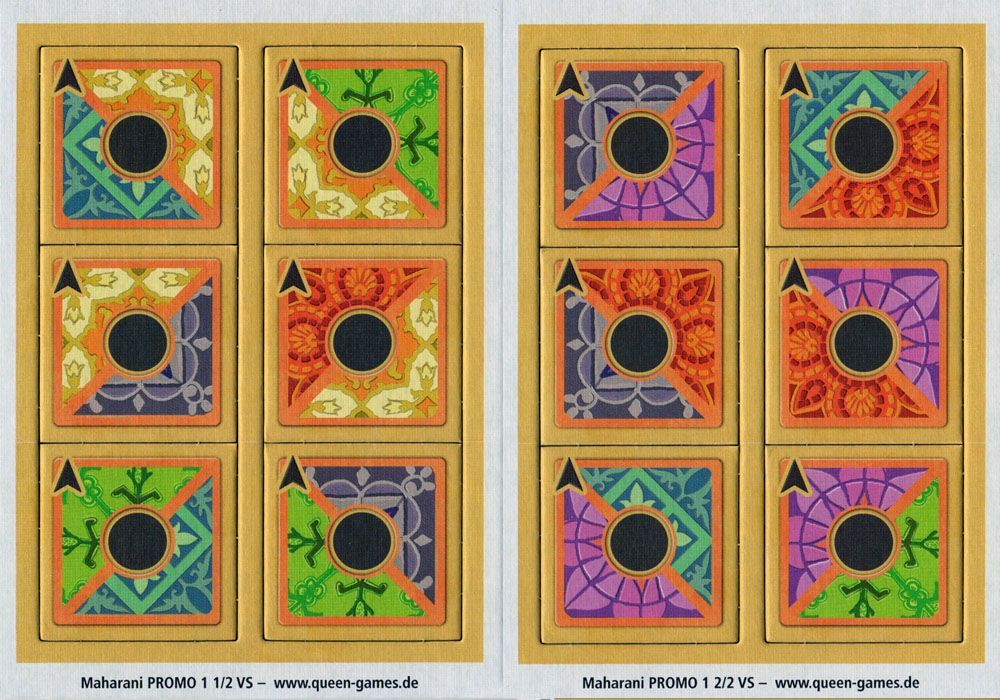Maharani: Two-Colored Center Column Tiles