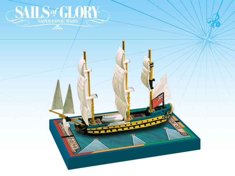 Sails of Glory: Ship Pack – HMS Prothee 1780 / HMS Argonaut 1782 Ship Pack