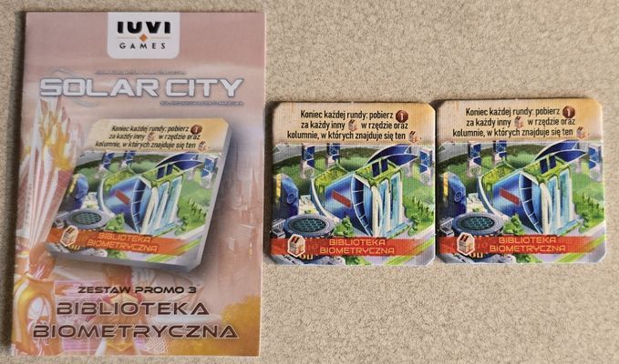 Solar City: Promo Set 3 – Biometric Library