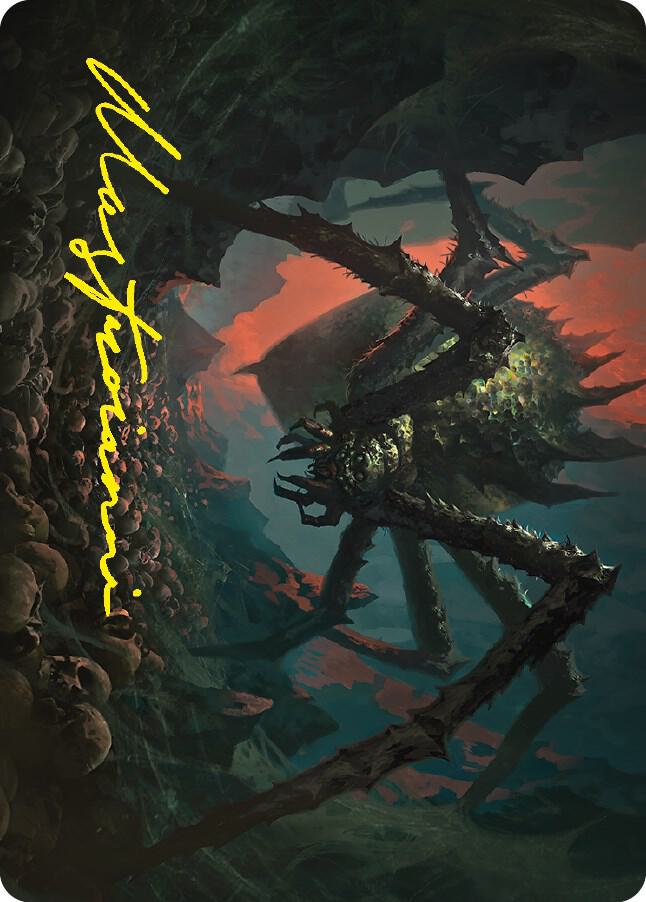 Shelob, Child of Ungoliant Art Card (Gold-Stamped Signature)