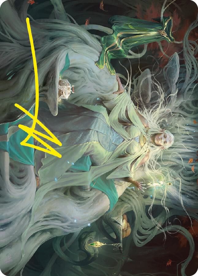 Galadriel, Gift-Giver Art Card (Gold-Stamped Signature)