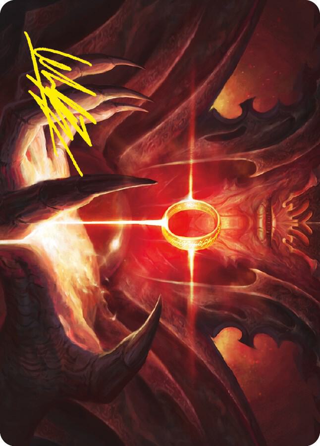 Sol Ring Art Card (Gold-Stamped Signature)