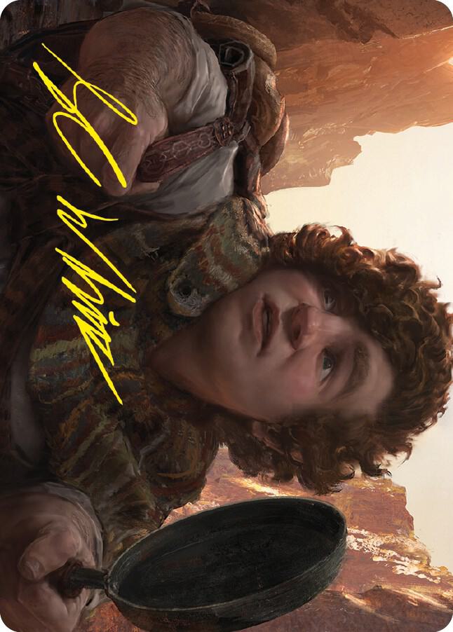 Sam, Loyal Attendant Art Card (Gold-Stamped Signature)