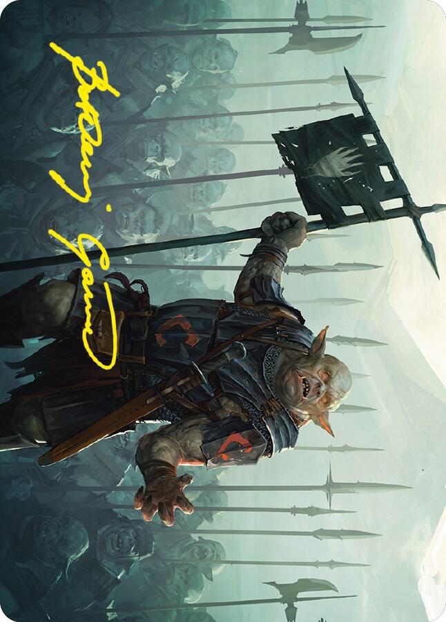 Ugluk of the White Hand Art Card (Gold-Stamped Signature)