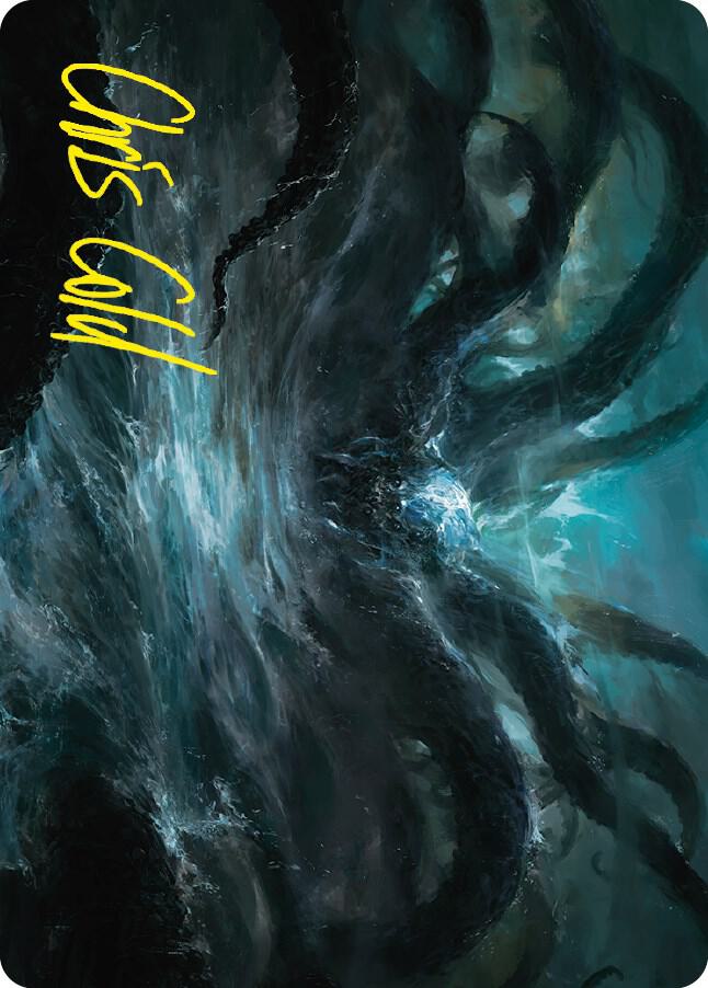 The Watcher in the Water Art Card (Gold-Stamped Signature)