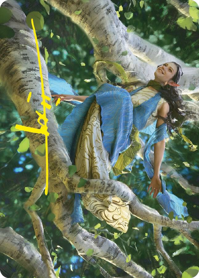 Arwen Undomiel Art Card (Gold-Stamped Signature)