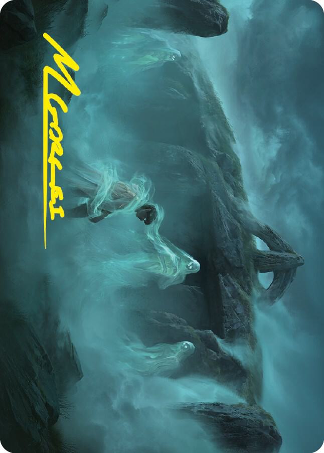 Fog on the Barrow-Downs Art Card (Gold-Stamped Signature)
