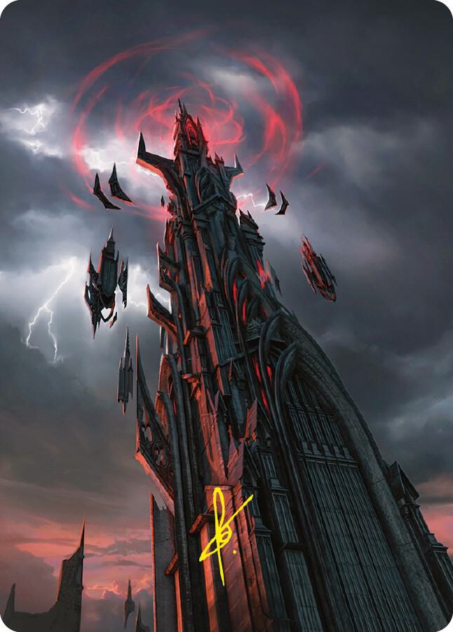 Barad-dur Art Card (Gold-Stamped Signature)