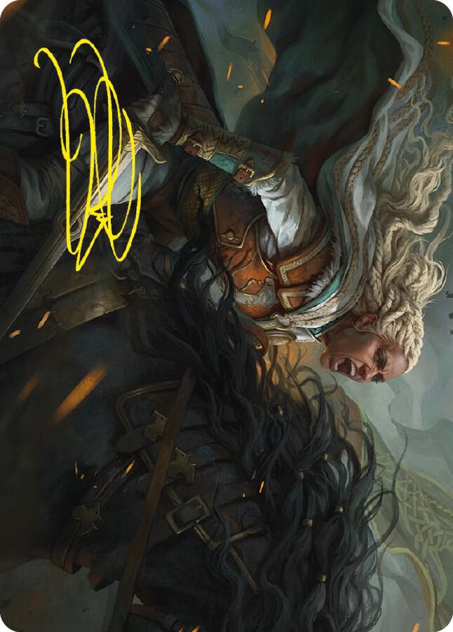 Eowyn, Fearless Knight Art Card (Gold-Stamped Signature)