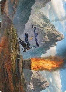 Call for Aid Art Card - Magic: The Gathering