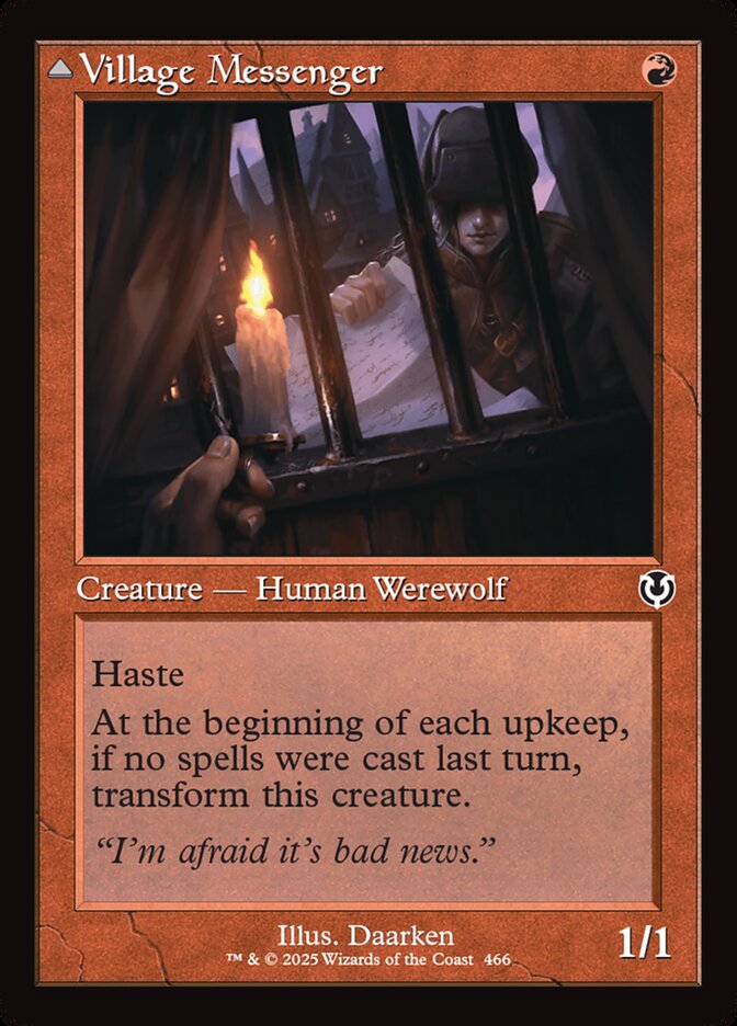 Village Messenger (Retro Frame)