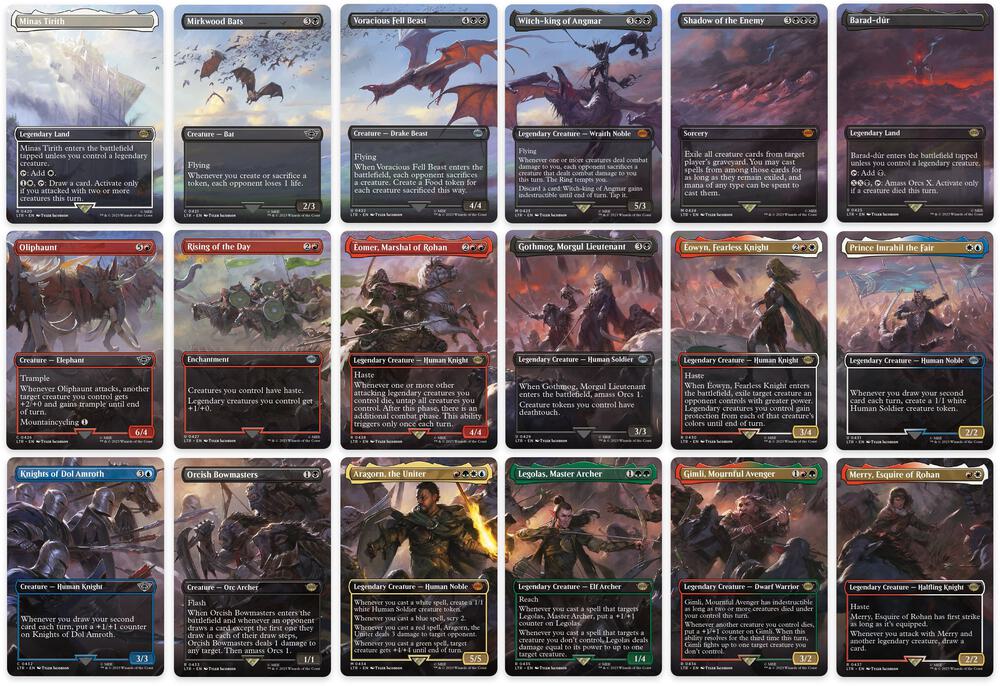 Battle of the Pelennor Fields Scene [Set of 18]